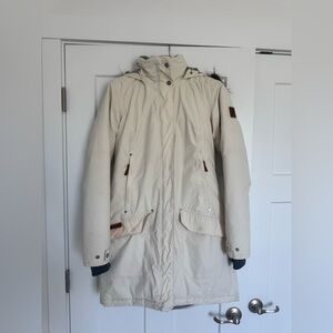 Columbia Women's Off-White (Omni-Heat) Icelandite TurboDown Winter Coat
